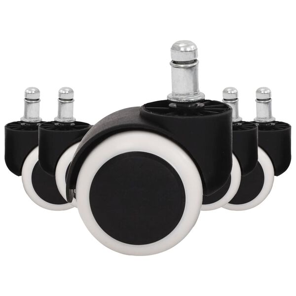 vidaXL Rullapyörät toimistotuoliin 5 kpl