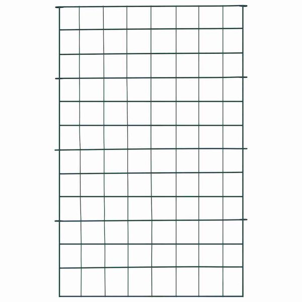 vidaXL Lammikkoaitasarja 8 pcs Vihreä 50 x 80 cm Teräs