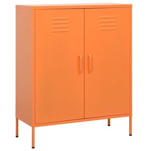 vidaXL Varastokaappi oranssi 80x35x101,5 cm ter&auml;s