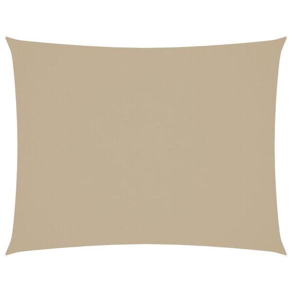 vidaXL Aurinkopurje Oxford-kangas suorakaide 3x6 m beige