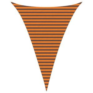 vidaXL Aurinkosuojapurje Oranssi ja ruskea 3 x 4 x 4 m