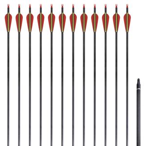 Jousipyssyn Nuolet 30" 0,76 cm Hiilikuitu 12 pcs