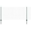 vidaXL Hitsattu lankaa 25 x 1 m (L x K) PVC-pinnoitettu ter&auml;s Vihre&auml;