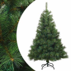 vidaXL Salkomallinen tekoinen joulukuusi Vihre&auml; 120 cm PVC, ter&auml;s
