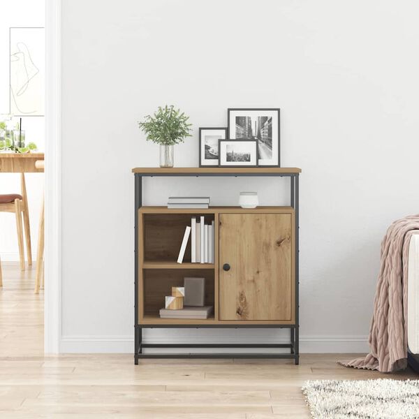 vidaXL Sivup&ouml;yt&auml; Artisan tammi 69 x 35 x 80 cm Tekninen puu