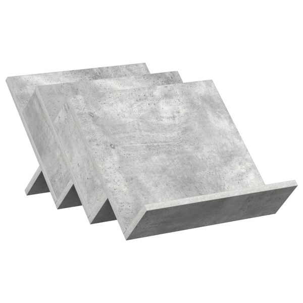 vidaXL Lehtiteline Betonin harmaa 53 x 40 x 28.5 cm Tekninen puu
