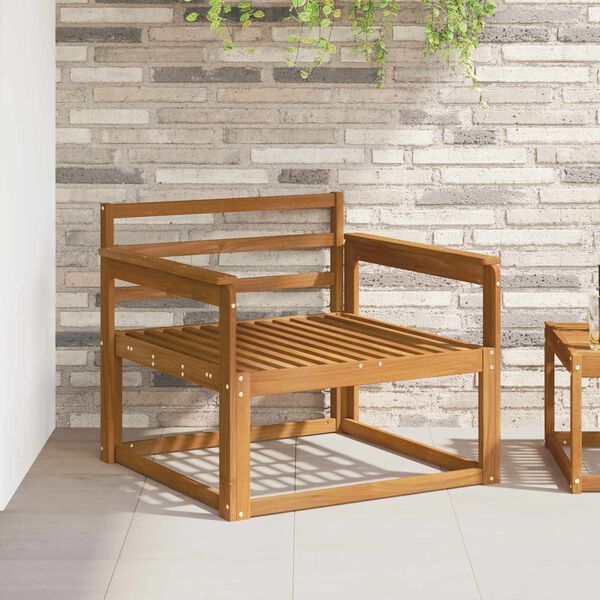 vidaXL Ulkotilan keskisohva Tihe&auml; akasiapuu Luonnollinen