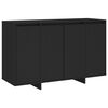 vidaXL Senkki musta 120x41x75cm lastulevy