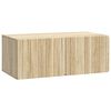 vidaXL Sein&auml;lle asennettava TV-kaappi Sonoma-tammi 78,5 x 41 x 30 cm