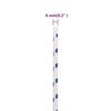 vidaXL Venek&ouml;ysi valkoinen 6 mm 250 m polypropeeni