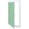 vidaXL Access Panel Vihre&auml; ja hopea 30 x 45 cm Alumiini ja kipsilevy