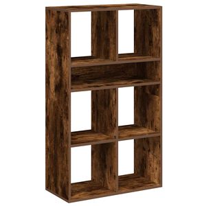 vidaXL Kirjahylly savutammi 66x31x112 cm tekninen puu