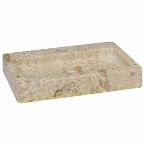 vidaXL Sein&auml;kiinnitett&auml;v&auml; Pesuallas kerma 38x24x6,5 cm marmori