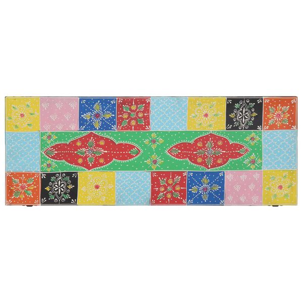 vidaXL TV-kaappi hyllyllä Monivärinen 80 x 30 x 22 cm Tekninen puu