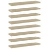 vidaXL Kirjahyllytasot 8 kpl Sonoma tammi 40x10x1,5 cm lastulevy
