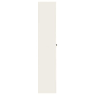 vidaXL Arkistokaappi valkoinen 105x40x180 cm teräs