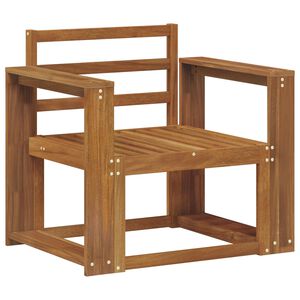 vidaXL Ulkosohvakokoelma Tihe&auml; akasiapuu Luonnollinen