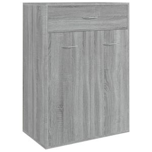 vidaXL Kenk&auml;kaappi harmaa Sonoma 60x35x84 cm tekninen puu