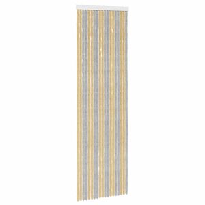 vidaXL Hy&ouml;nteiskangas Chenille Harmaa ja beige 56 x 185 cm 100% PP