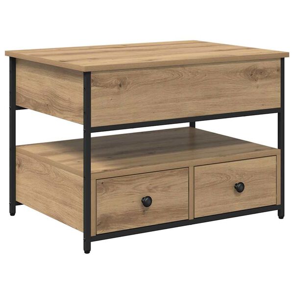 vidaXL Sohvap&ouml;yt&auml; Artisan tammi 70 x 50 x 54.5 cm Tekninen puu