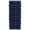 vidaXL Premium-vieraspyyhkeet SOLUND 10 kpl tummansininen 30x50 cm 600 gsm