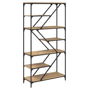 vidaXL Kirjahylly Artisan tammi 91 x 36 x 176 cm Tekninen puu