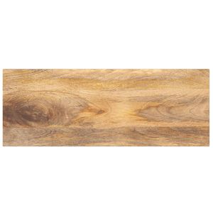vidaXL P&ouml;yt&auml;levy 80x20x2,5 cm suorakaide karkea t&auml;ysi mangopuu