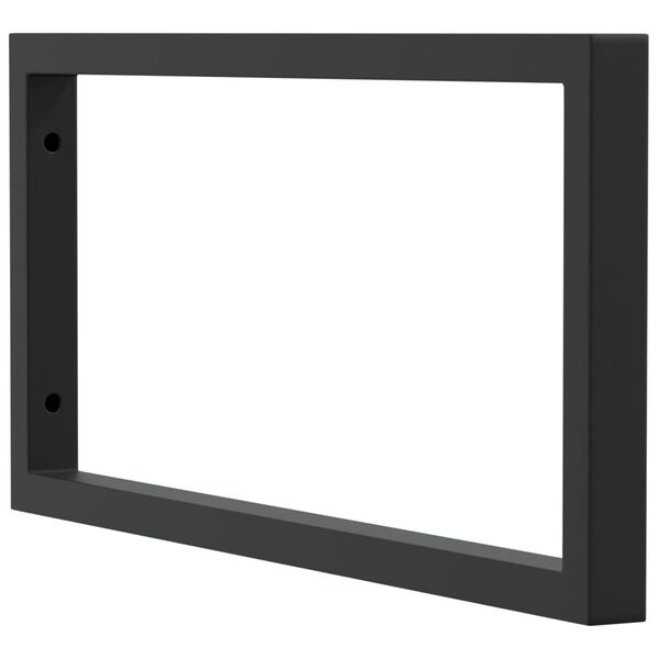 vidaXL Pesualtaan hyllytelineet 2 kpl musta suorakaide ter&auml;s