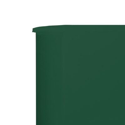 vidaXL Tuulensuojakangas 6 paneelilla 800 x 80 cm vihreä