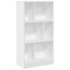 vidaXL Kirjahylly valkoinen 57x28,5x107,5 cm tekninen puu