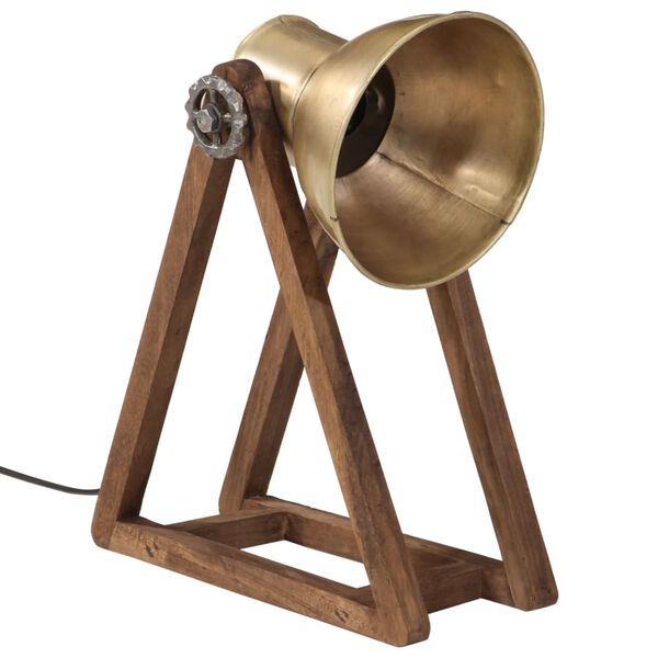 vidaXL P&ouml;yt&auml;valaisin 25 W antiikkimessinki 30x17x40 cm E27