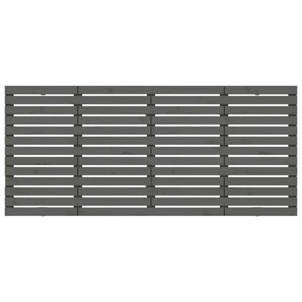 vidaXL S&auml;ngynp&auml;&auml;ty sein&auml;lle harmaa 166x3x91,5 cm t&auml;ysi m&auml;nty