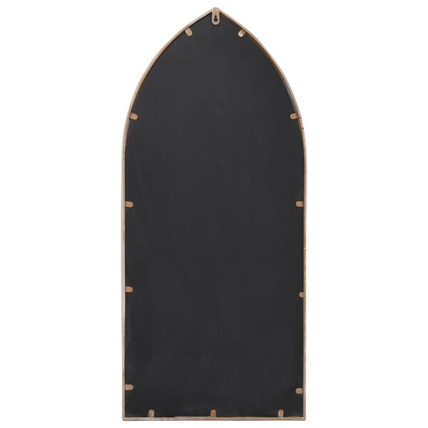 vidaXL Puutarhapeili hiekka 100x45 cm rauta ulkokäyttöön