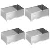 vidaXL Nurmireunus 4 pcs 100 x 60 x 35 cm Ter&auml;s Hopea