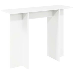 vidaXL Konsolip&ouml;yt&auml; valkoinen 100 x 30 x 75 cm Tekninen puu