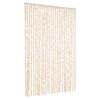 vidaXL Hy&ouml;nteisverho beige ja valkoinen 118x220 cm Chenille