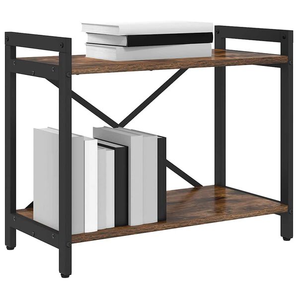 vidaXL Kirjahylly Savup&auml;hkin&auml; 60 x 30 x 50 cm Tekninen puu