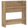 vidaXL Kenk&auml;kaappi hyllyll&auml; Artisan tammi 60 x 18 x 60 cm Tekninen puu