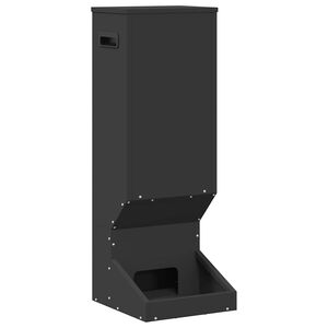 vidaXL Peuran ruokinta-auto Musta 28 x 30 x 80 cm 3 kg