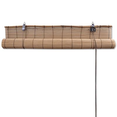 vidaXL Ruskeat bambu rullaverhot 120 x 160 cm