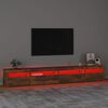 vidaXL TV-taso LED-valoilla savutammi 270x35x40 cm