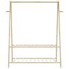 vidaXL Vaateteline hyllyill&auml; 132x45,5x150,5 cm Bambu