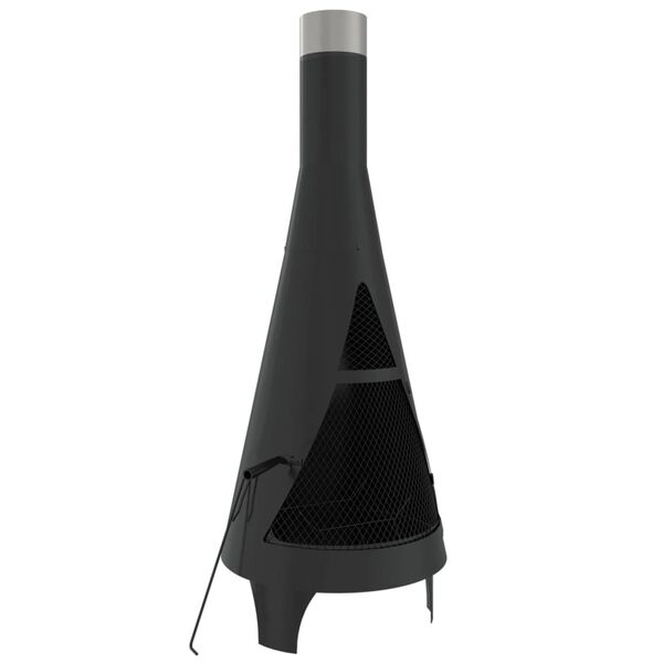 vidaXL Puutarhauuni hiilihangolla 45x45x122 cm ter&auml;s