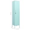 vidaXL Pukukaappi minttu 35x46x180 cm ter&auml;s