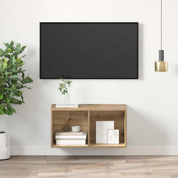 vidaXL TV-tasosetti Artisan tammi 37 x 37 x 72 cm Tekninen puu