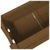 vidaXL Kukkalaatikko hunajanruskea 77x25x66 cm täysi mänty