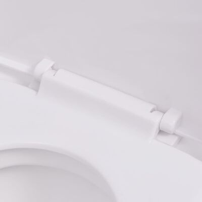 vidaXL WC piilotetulla vesisäiliöllä Keraaminen Valkoinen