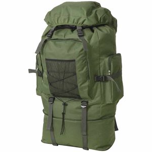 vidaXL Armeija-Tyylinen Reppu XXL 100 L Vihre&auml;