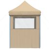 vidaXL Juhlateltta Beige 200 x 200 x 306 cm Oxford-kangas