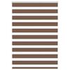 vidaXL Seepraverho ruskea 115x100 cm kangas leveys 110,9 cm polyesteri